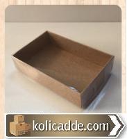 Asetat Kapaklı Kraft Karton Kutu 6x16x2,5 cm. Asetat Kapaklı Kraft Karton Kutu 6x16x2,5 cm.