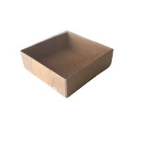 7x7x2,2 cm Altı Kraft Karton Asetat Kapaklı Kutu 7x7x2,2 cm Altı Kraft Karton Asetat Kapaklı Kutu